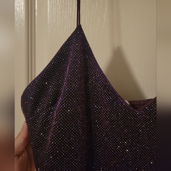 spaghetti strap sparkle dress - Picture 2 of 4